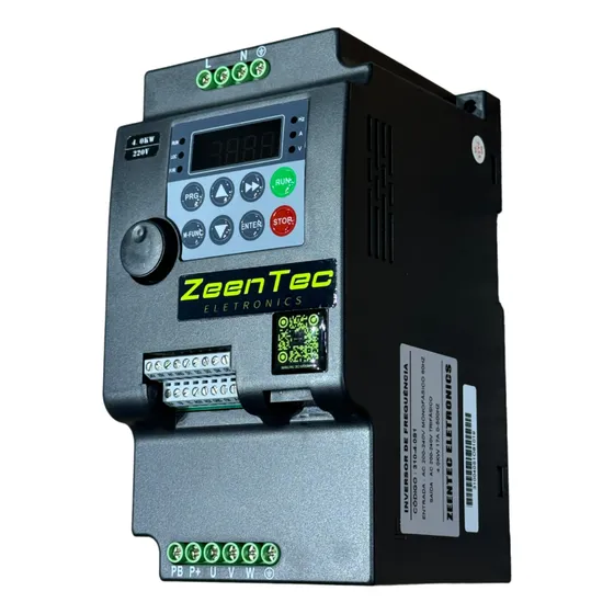 Inversor De Frequência 5cv 17a 3,7kw 220v Mono/trifásico