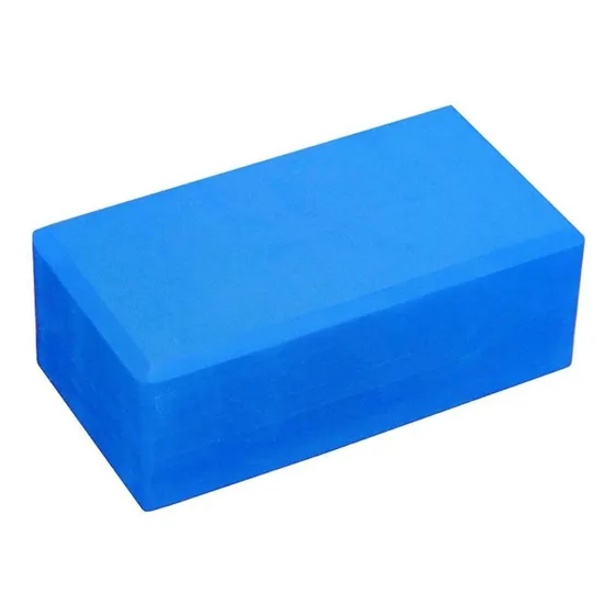 Bloque para yoga y pilates, alta densidad, Eva, 500 g, color azul acero