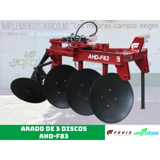 Arado De 3 Discos Con Control Hidráulico - Fenix