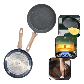 Frigideira Indução Frita Sem Ăleo Antiaderente Multiuso 18cm Frigideira Indução Frita Sem Ăleo Antiaderente Multiuso 18cm