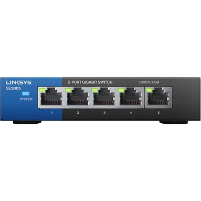 Switch Linksys Gigabit Ethernet Se3005 5 Puertos No