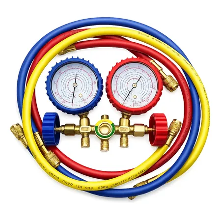 Manifold R134a R410a R22 R404a Mangueira 90cm S/ Adaptador