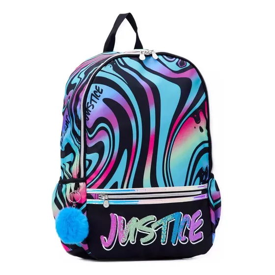 Morral Justice Con Llavero Multicolor