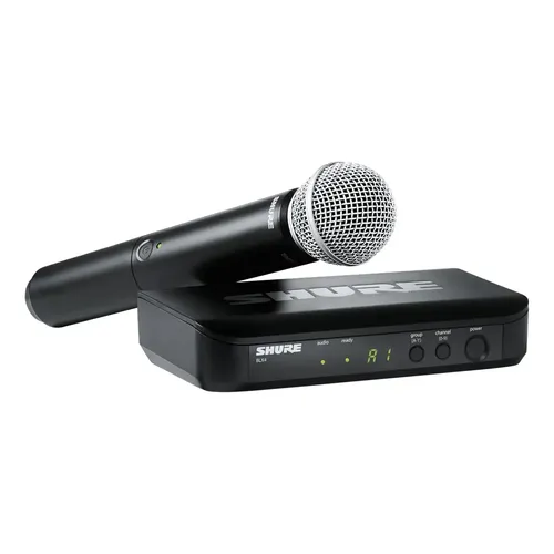 Transmissor portátil Shure BLX2/SM58-j10 cor preta | Parcelamento