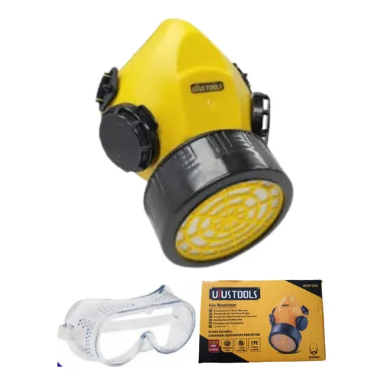 Mascarilla Respirador Filtro Con Doble Respirador Para Gas