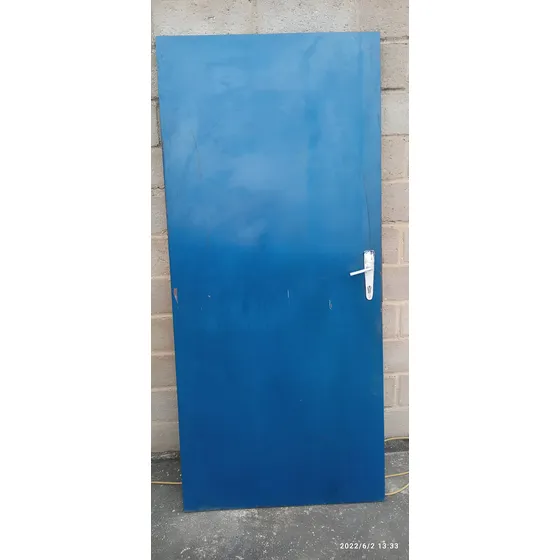Puerta De Metal Entamborada 90x200 Cm Espesor 4 Cm