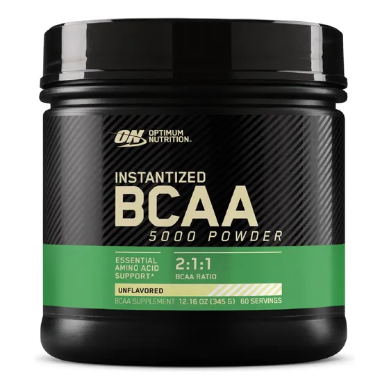 Bcaa En Polvo Optimum Nutrition Sin Sabor 5000 Mg 60 Porcion