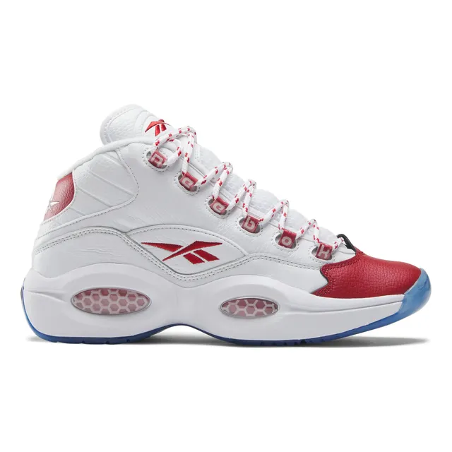 Tenis Reebok De Cuero Clásicos Question Mid Básquetbol Deportivos Para Hombre Cómodos - 100074721