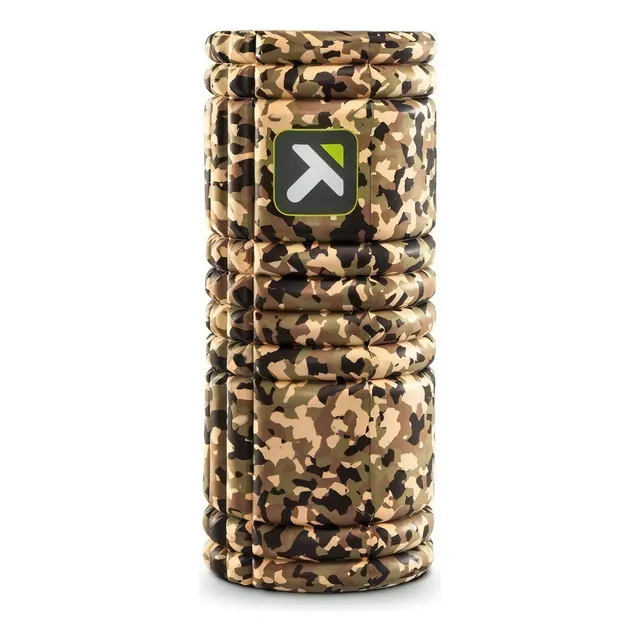 Rodillo Para Masaje Foam Roller Camuflaje Trigger Point Color Verde musgo