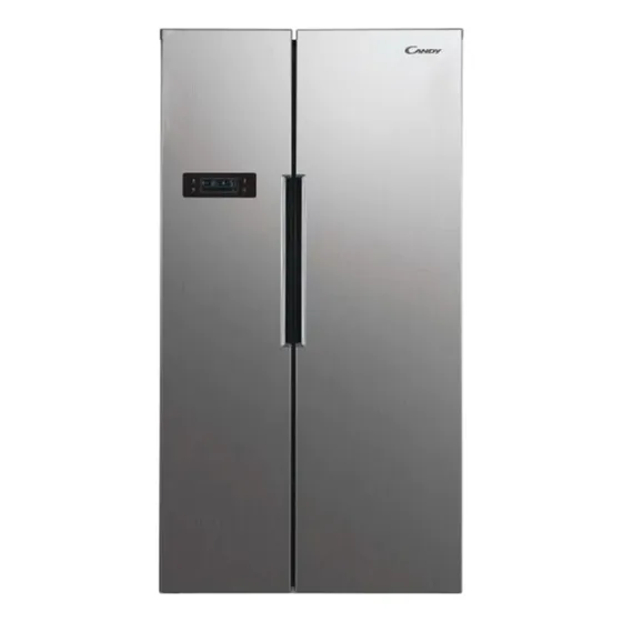 Heladera Inverter Side By Side Candy Chsvn 174x Inox 521 Lt Color Gris