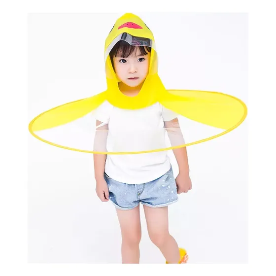 Paragua Para Niños Ufo Pilot Plegable Manos Libres Sin Mango