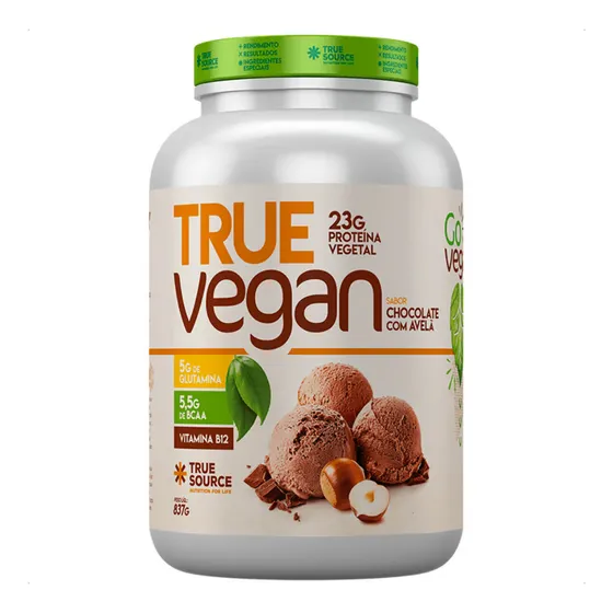 True Source | True Whey Protein Vegan 837g | Nutrição Vegana