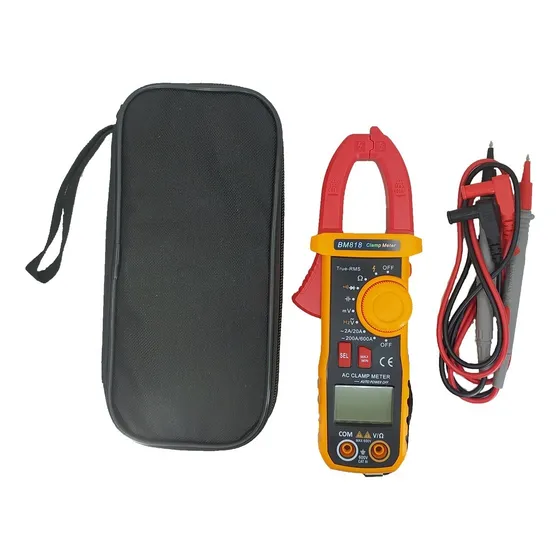 Pinza Amperimétrica Bm818 Capacimetro Voltimetro Ac Dc
