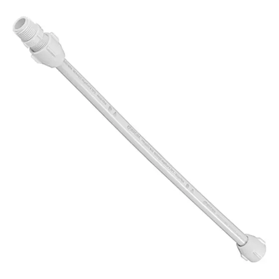 Rabicho Engate Flexível 1/2 X 80cm Água Fria Pvc Astra Cor Branco