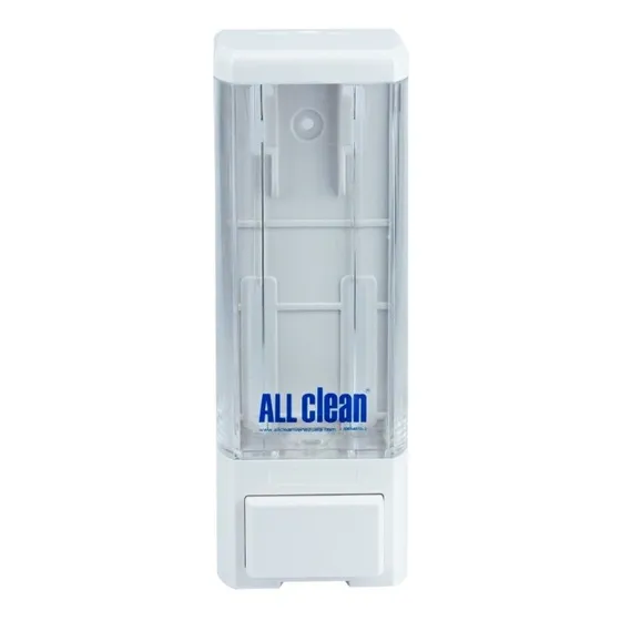 Dispensador De Jabón En Acrílico Blanco 550cc - All Clean