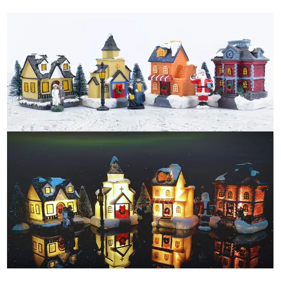 Sets De Aldeas De Navidad-decoraciones Navideñas, ...
