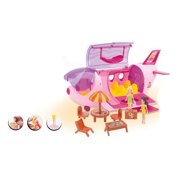 Muñecas Avión Juguete Interactivo Accesorios Niñas