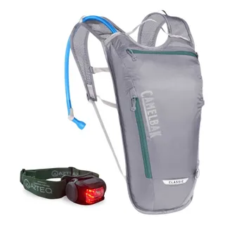 Kit Mochila Hidratação 2l Camelbak + Lanterna Cabeça Mistik Kit Mochila Hidratação 2l Camelbak + Lanterna Cabeça Mistik