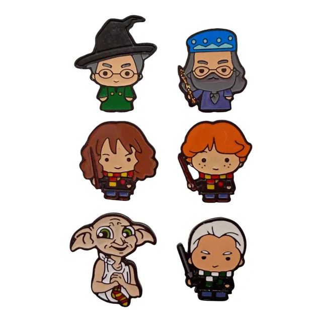Pines Metálicos Harry Potter 2.5 Cms