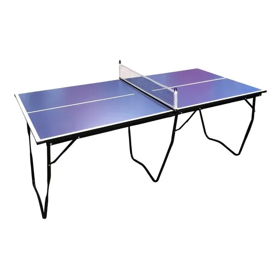 Mini mesa de ping pong Piramydes Global Mini-mesa fabricada en melamina color azul