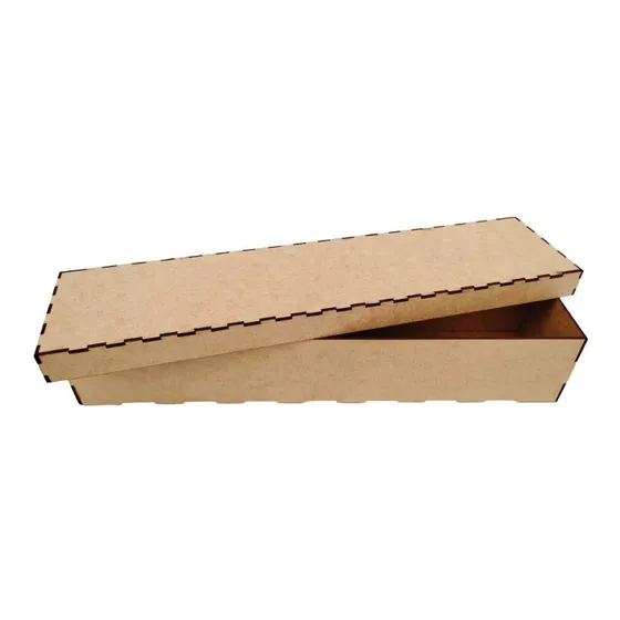 Kit 10 36x7x4 Cm Caixas Para Faca Em Mdf Cru 3mm