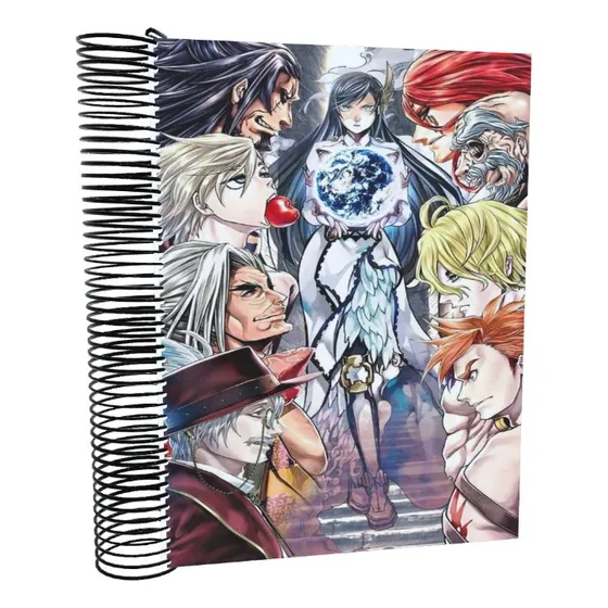 Caderno Espiral Personalizado Record Of Ragnarok 20 Matérias