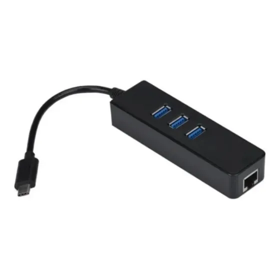 Hub Type-c X 3 Usb 3.0 + Rj45 Ethernet Para Macbook