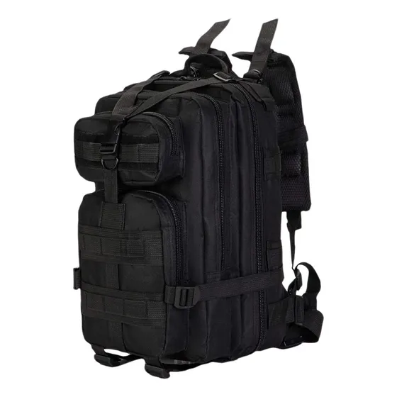 Mochila Tactica Militar Outdoor Pentagon BackPack Q30 30l Impermeable Color Negro