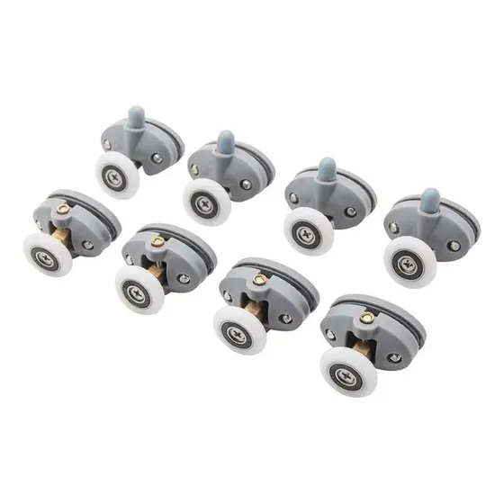Kit 8 Unidades Ruedas Para Mampara Rueda Ducha Cabina Baño