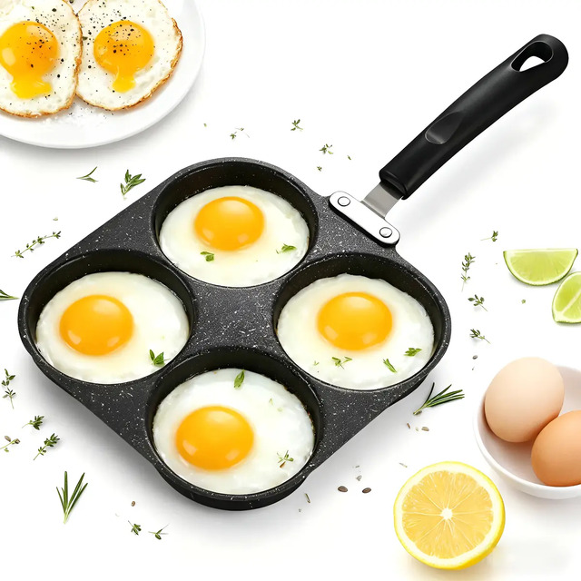 Frigideira Antiaderente Para Ovos Fritos Frigideira Multiuso Frigideira Médica De Pedra Pa...