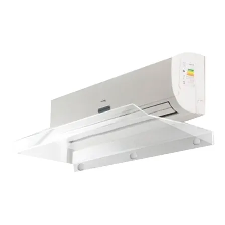 Defletor Acrílico Ar Condicionado Split 7.000 Á 12.000 Btu