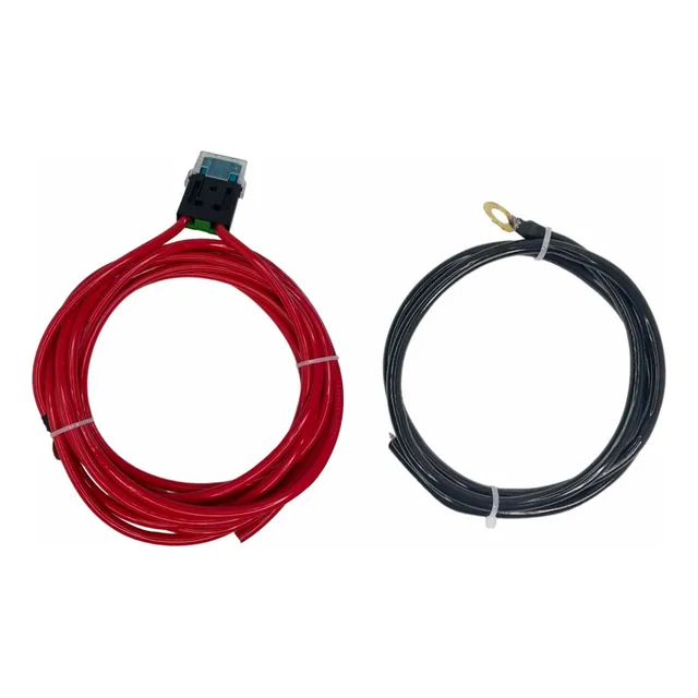 Fio Positivo 6mm 5 Mts Porta Fusivel Max Fio Terra 6mm 1mt