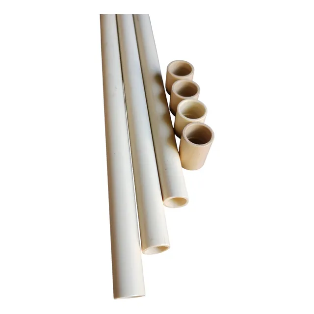 Tubo Cpvc Hidraulico 3/4 - 3 Tramos De 1 Mtro Y 4 Coples