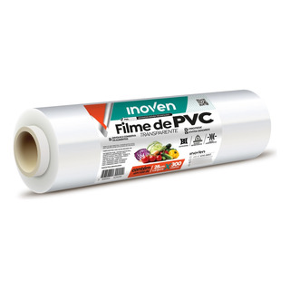 Filme Pvc Rolo Plastico 28cm X 300m Resistente Impermeável Filme Pvc Rolo Plastico 28cm X 300m Resistente Impermeável