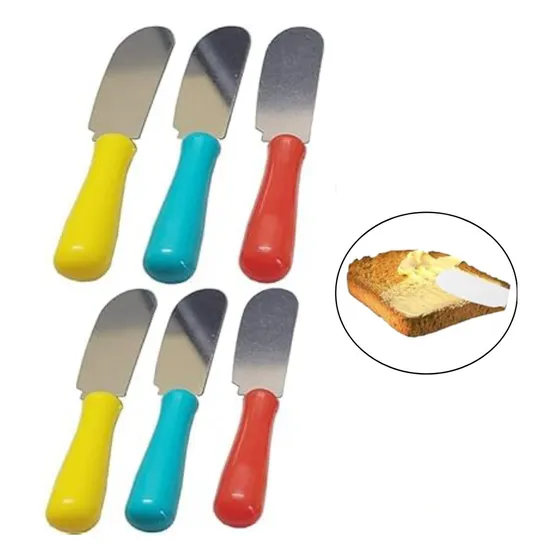 Set Cuchillo Untador Mermelada Desayuno Acero Inoxidable Color