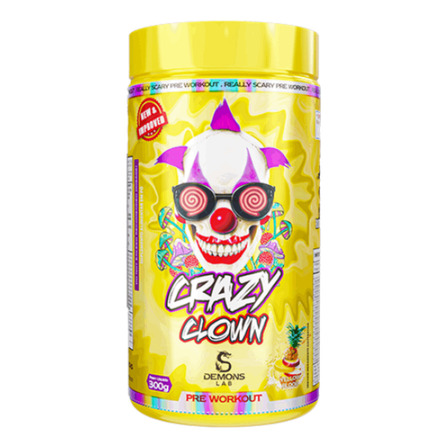 Pré Treino Crazy Clown Pote 300g Demons Lab Pré Treino Crazy Clown Pote 300g Demons Lab