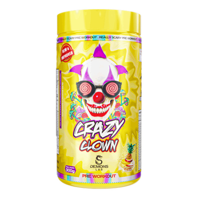 Pré Treino Crazy Clown Pote 300g Demons Lab Pré Treino Crazy Clown Pote 300g Demons Lab