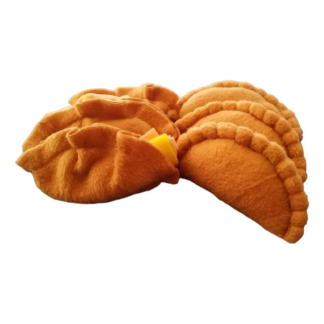 Comida De Tela Kit Empanadas De Polar X 6 Unidades