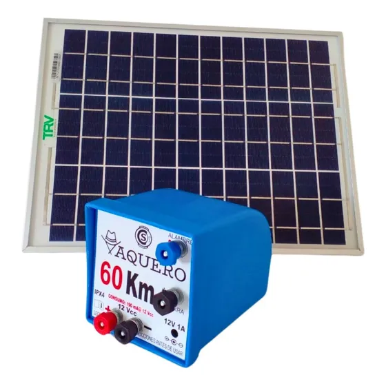 Boyero Vaquero 60 Km 10000v Mas Panel Solar Premium