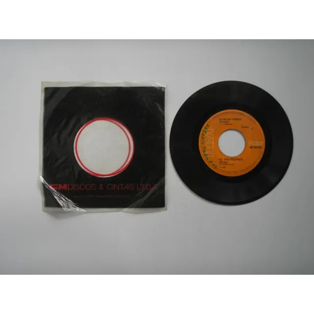 Damaso Perez Prado Lupita El Politecnico Disco Vinilo 45 Rpm