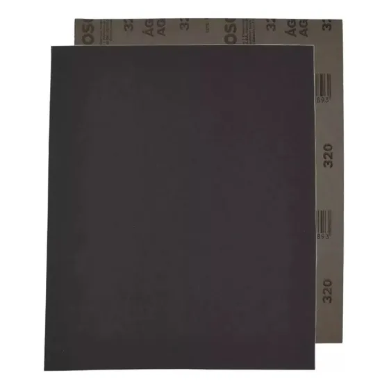 Pack 25 Lijas Pliego Al Agua 225x275mm - Bosch Cantidad De Granos 500