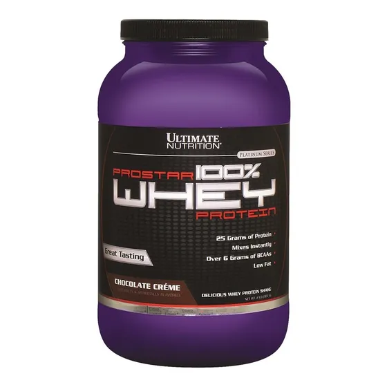 Proteína Prostar 100% Whey 2 Lb - Sabor Chocolate - Ultimate Nutrition