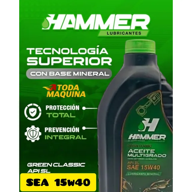 Aceite 15w40 Mineral Hammer