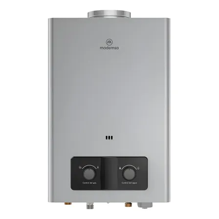 Calefont Gas Licuado 8 Litros Tiro Natural Ionizado Cmn08g Plateado