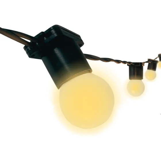 Varal De Luzes 20 Metros Externo Gambiarra Cordão Bivolt E27