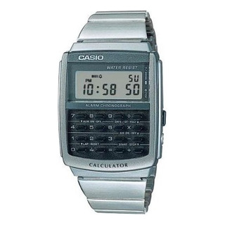 Reloj Casio Calculadora Ca506 Unisex Acero Full Reloj Casio Calculadora Ca506 Unisex Acero Full