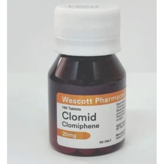 Clomifeno De 25 Mg 100 Cápsulas Wescott