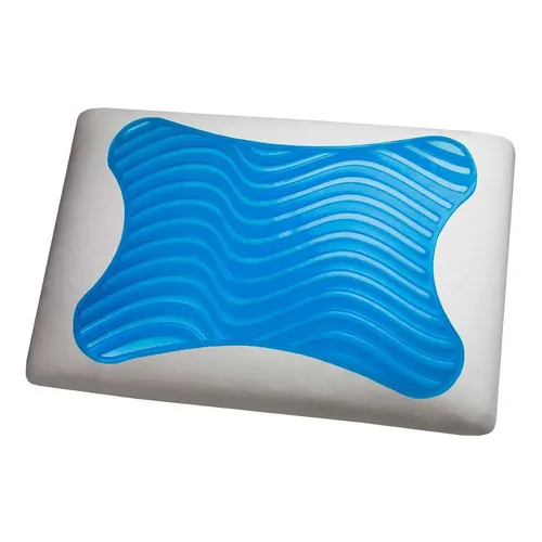 Travesseiro Gelflex Nasa Alto Duoflex 50x70cm - Com Manta de Gel, Sensação de Frescor, Antiácaro e Espuma Viscoelástica
