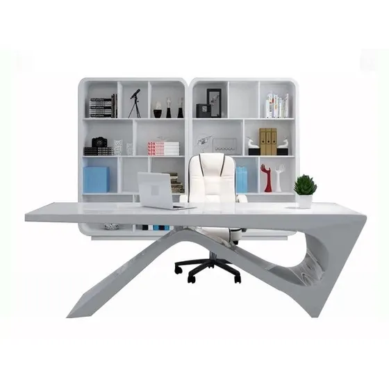 Escritorio Mesa De Oficina Curvada 