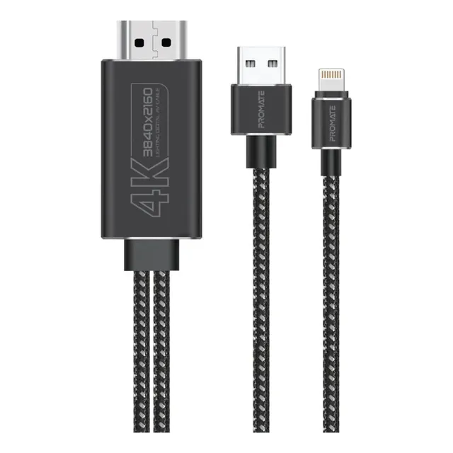 Promate Medialink-lt Cable Para Lightning A Hdmi 4k